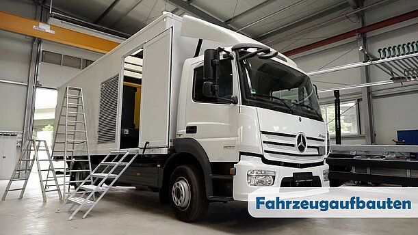 LKW mit Kofferaufbau