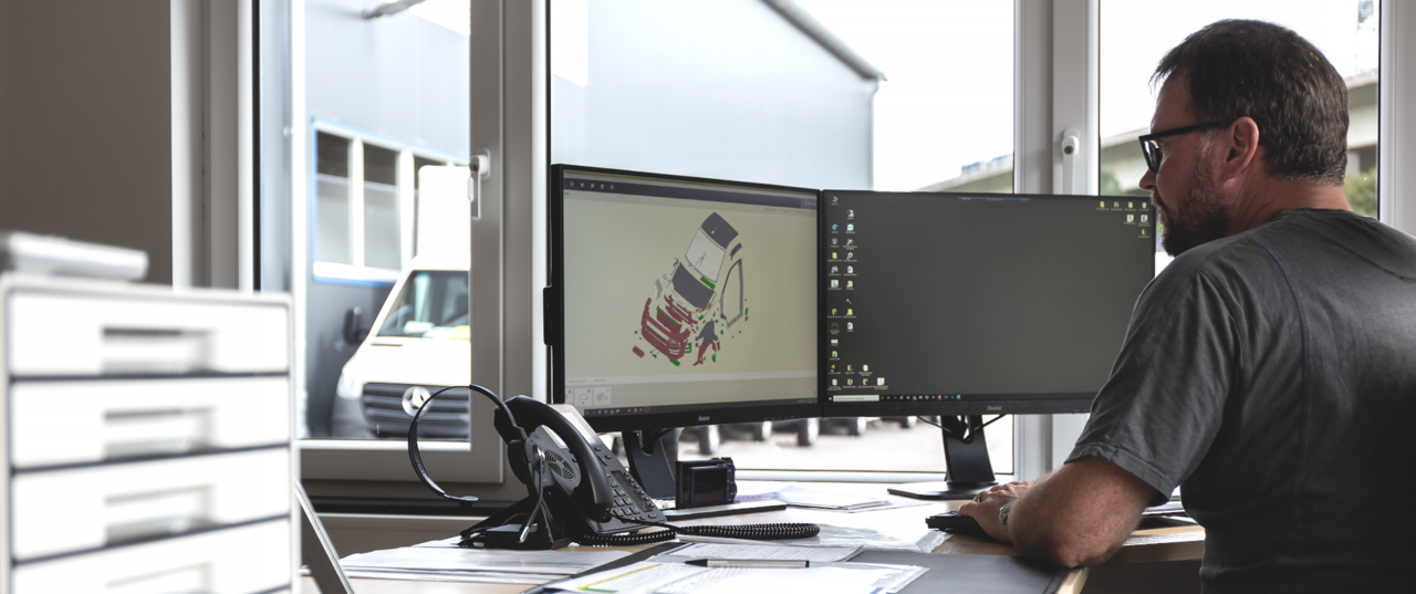 Planung eines Fahrzeugbaus mit CAD Programm