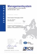 Zertifikat ISO-9001